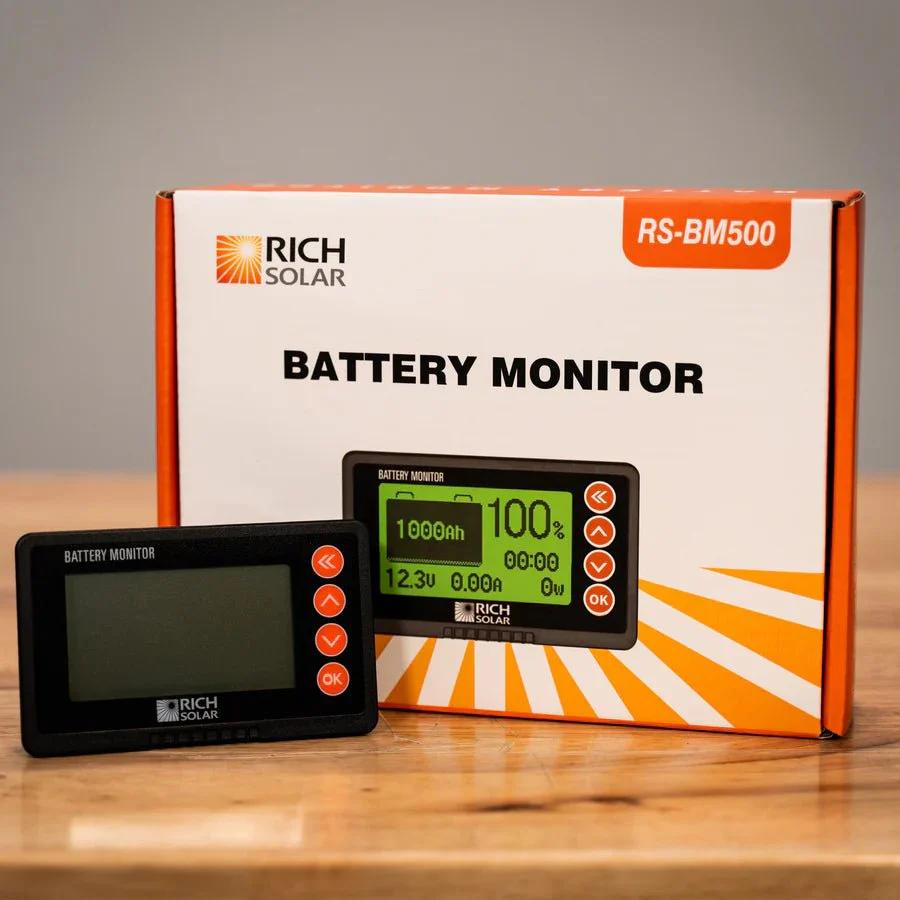 RICH SOLAR 500 Amp Battery Monitor with Shunt 8~120V 500A - Image 13