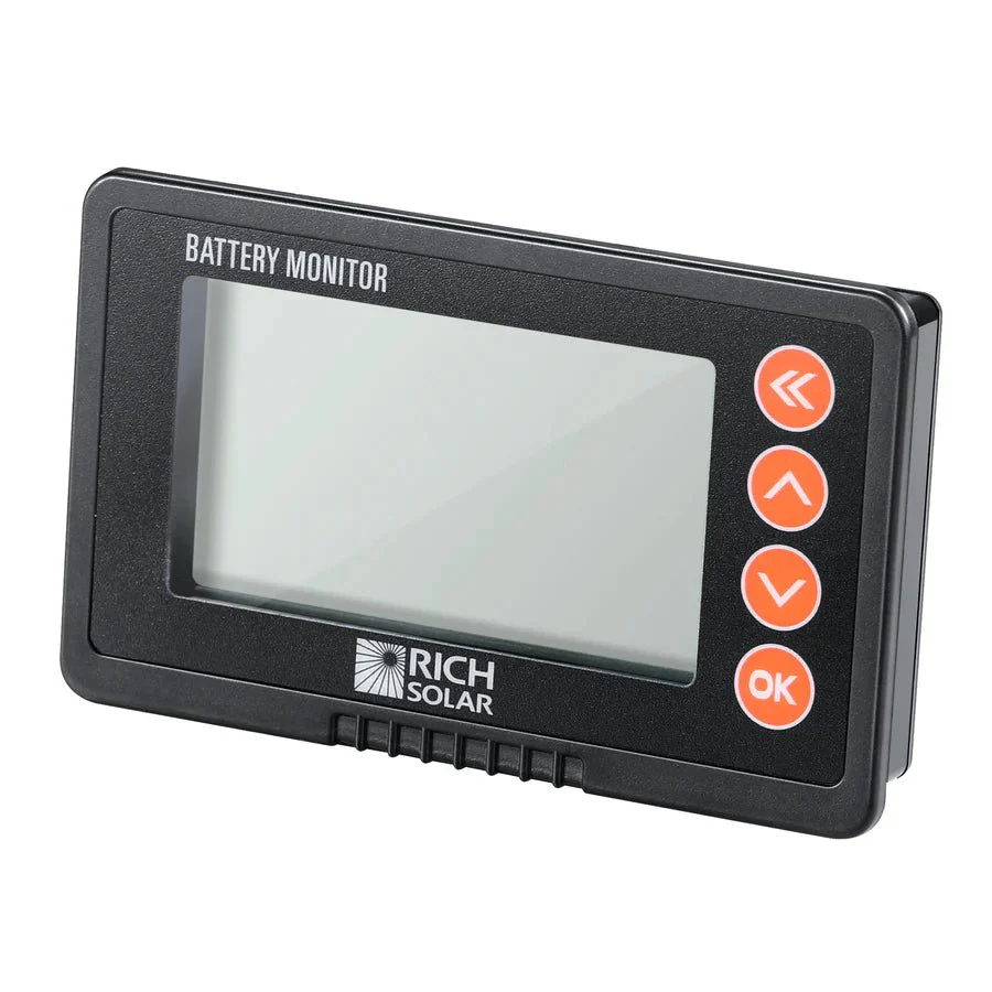 RICH SOLAR 500 Amp Battery Monitor with Shunt 8~120V 500A - Image 2