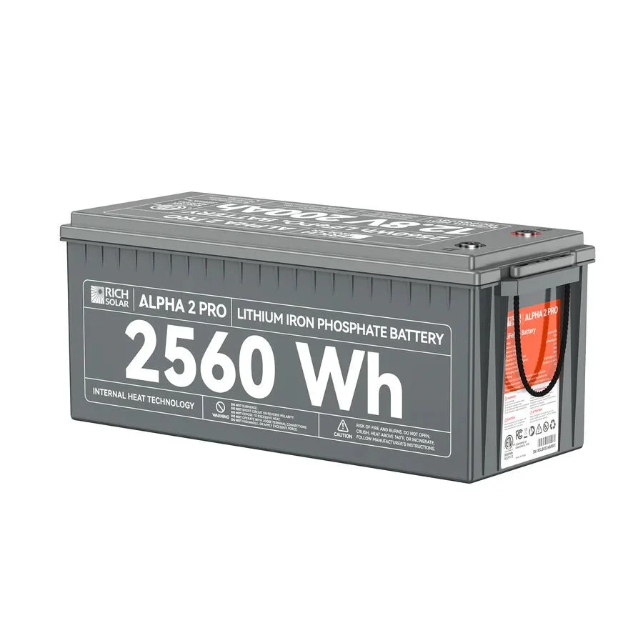 Rich Solar ALPHA 2 PRO 12V 200Ah LiFePO4 Lithium Iron Phosphate Battery - Image 3