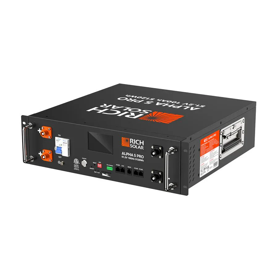 Rich Solar ALPHA 5 PRO 51.2V 100Ah LiFePO4 Lithium Iron Phosphate Batteries - Image 3