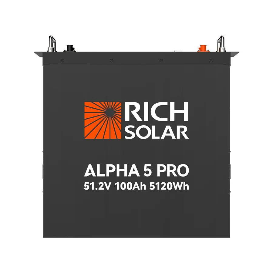 Rich Solar ALPHA 5 PRO 51.2V 100Ah LiFePO4 Lithium Iron Phosphate Batteries - Image 5