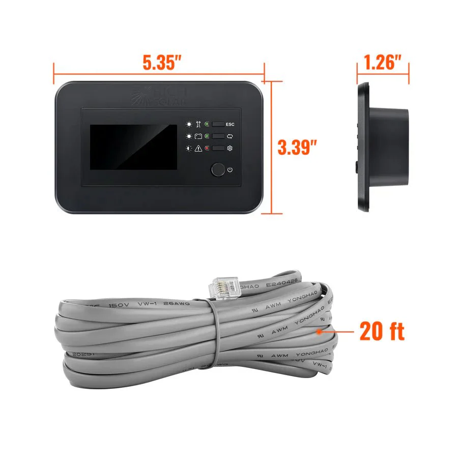 Rich Solar Inverter Remote Controller with LCD - Image 2