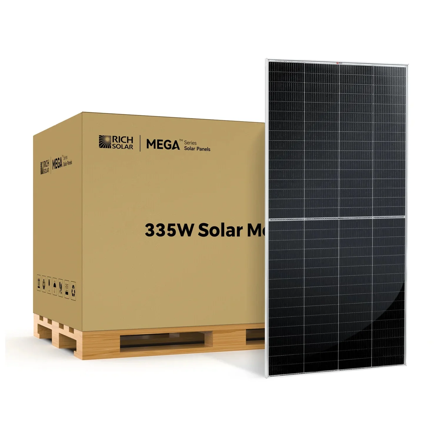 Rich Solar MEGA 335 PRO 335 Watt Monocrystalline Solar Panel - Image 4