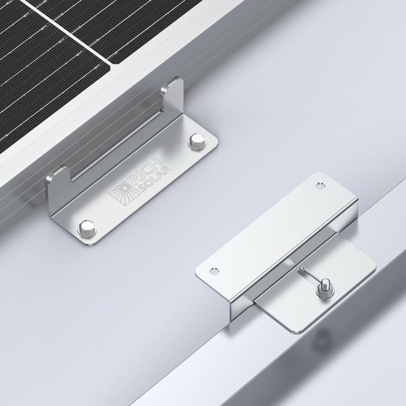 Rich Solar Mounting Hardware Z Brackets With Screws - Set of 4 - Image 6