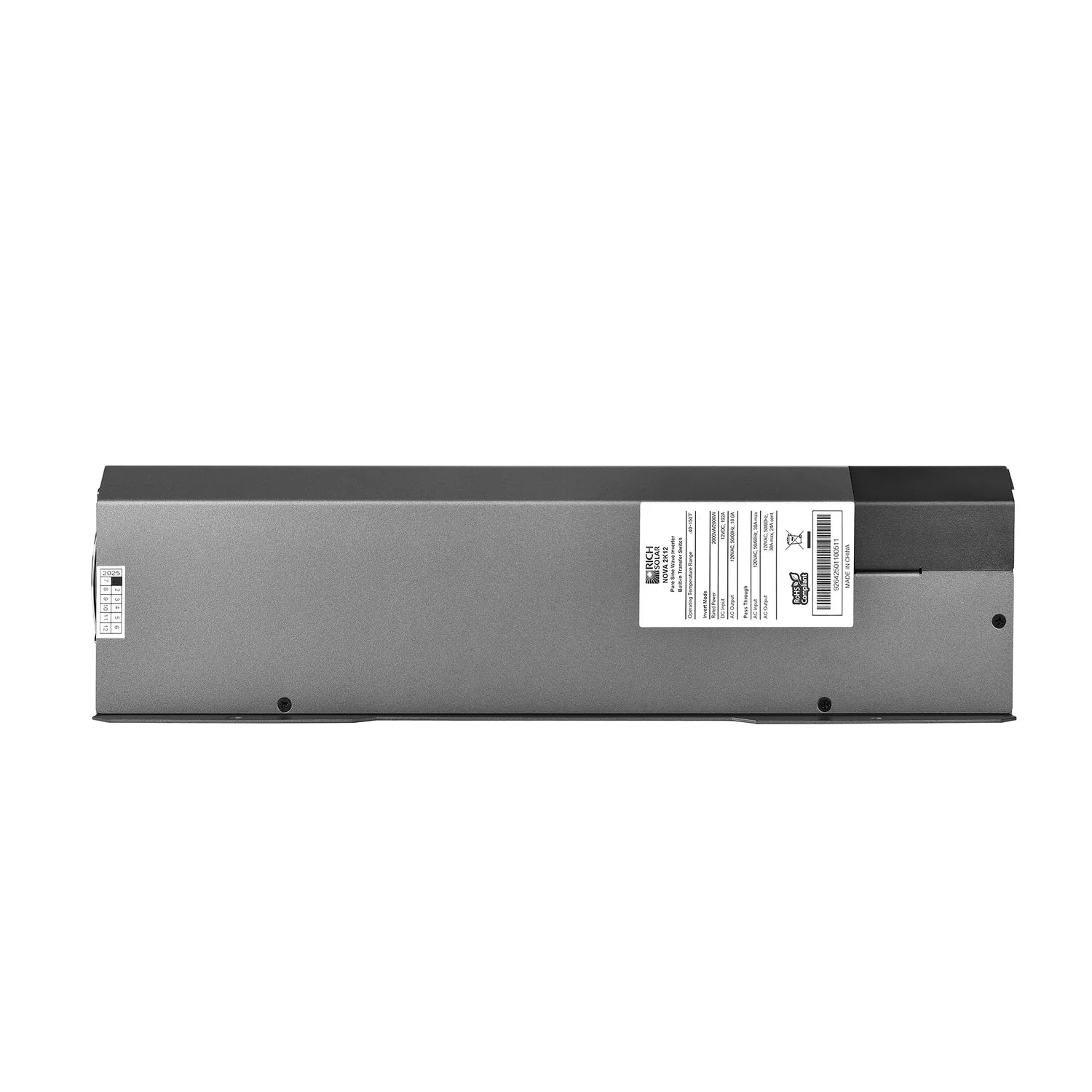 Rich Solar NOVA 2K12 2000W 12V Pure Sine Wave Inverter with Built-in Transfer Switch - Image 10