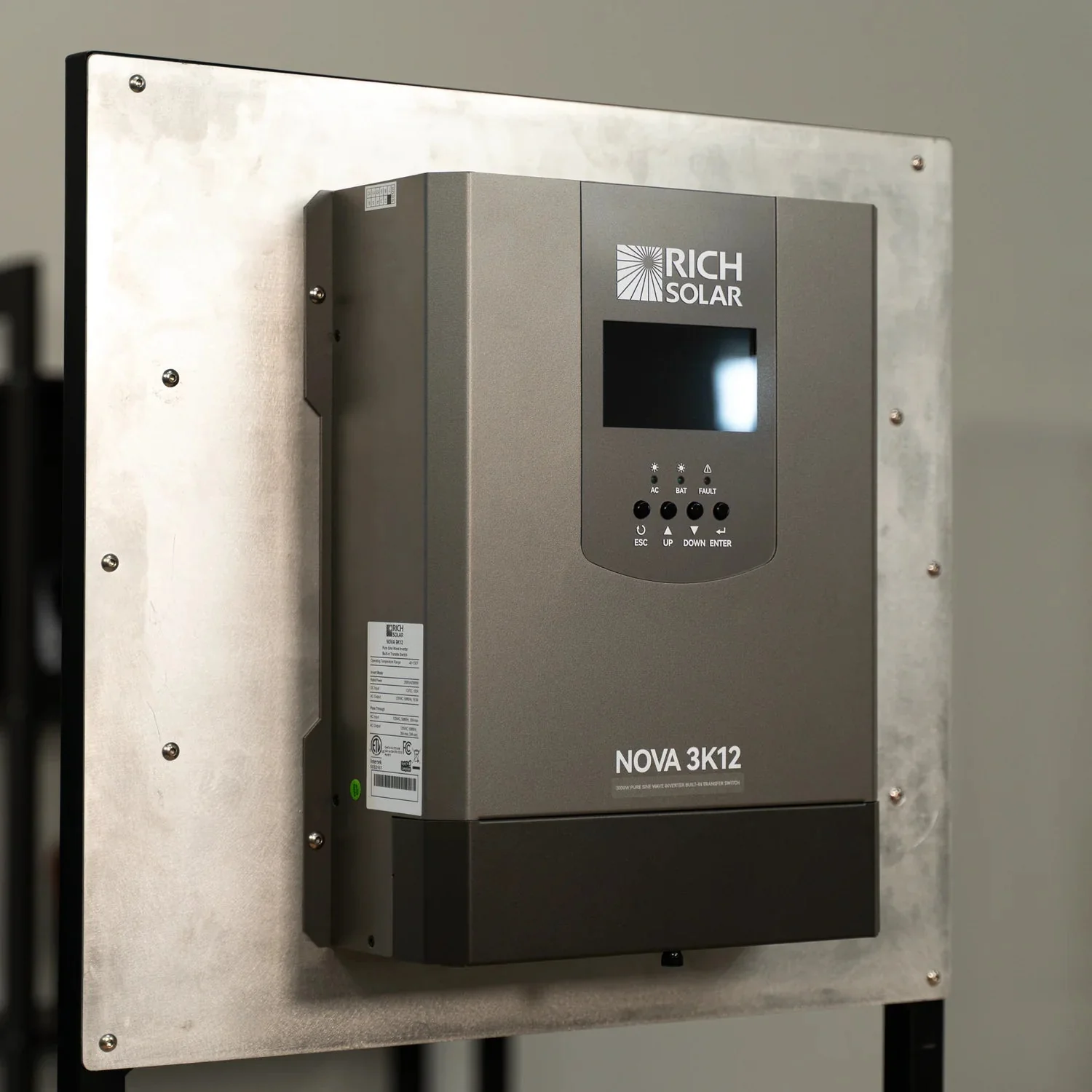 Rich Solar NOVA 3K12 3000W 12V Pure Sine Wave Inverter with Built-in Transfer Switch - Image 6