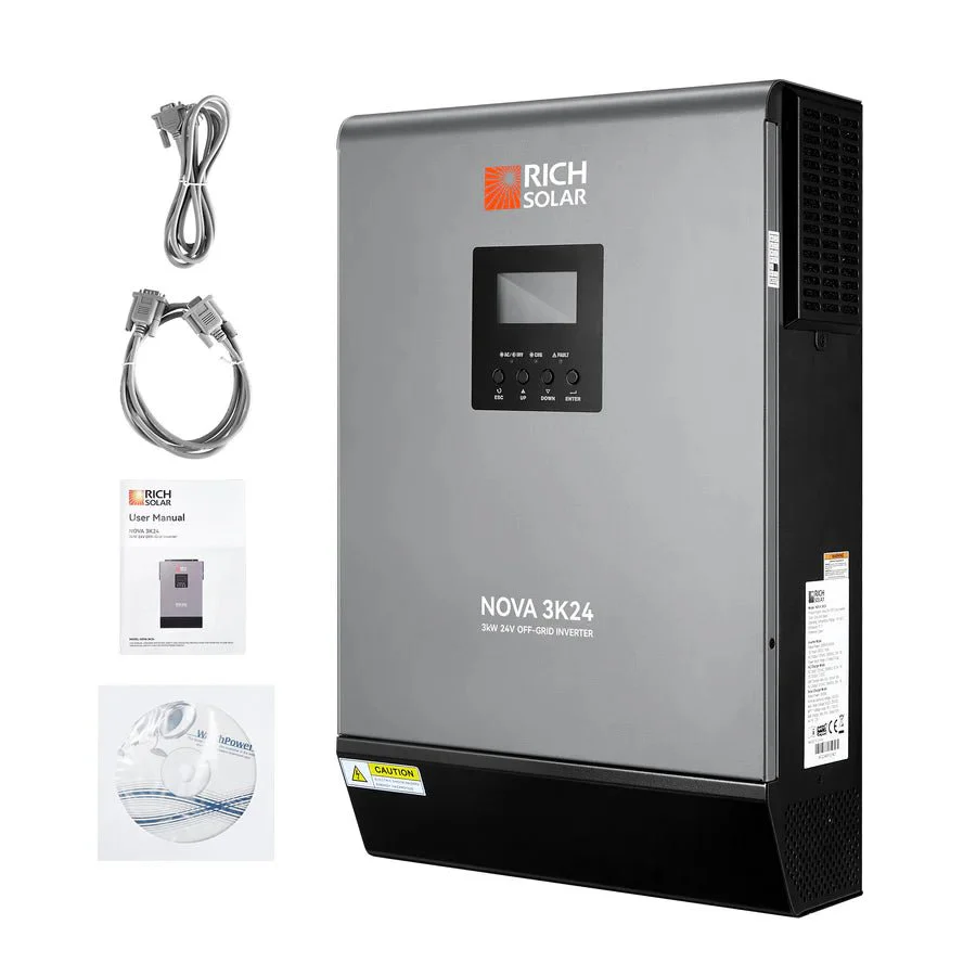 Rich Solar NOVA MAX 3K 3000W 24V Hybrid Solar Inverter - Image 4