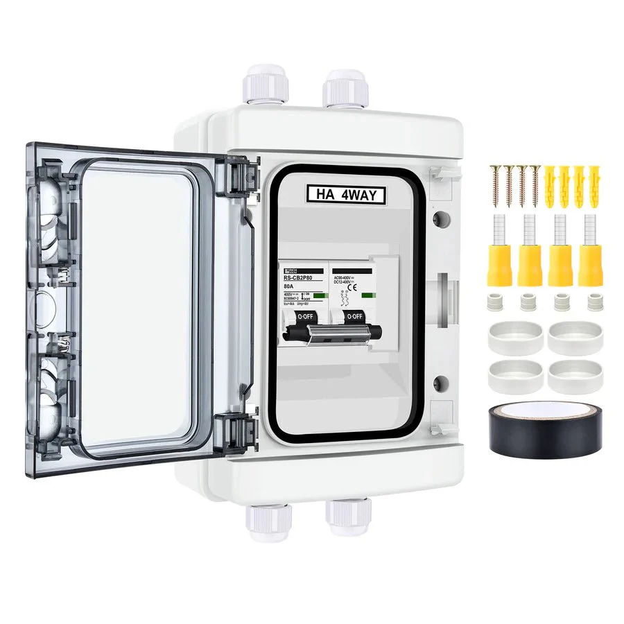 Rich Solar Outdoor Circuit Breaker Box 2 Poles Solar Isolator Disconnect Switch - Image 4