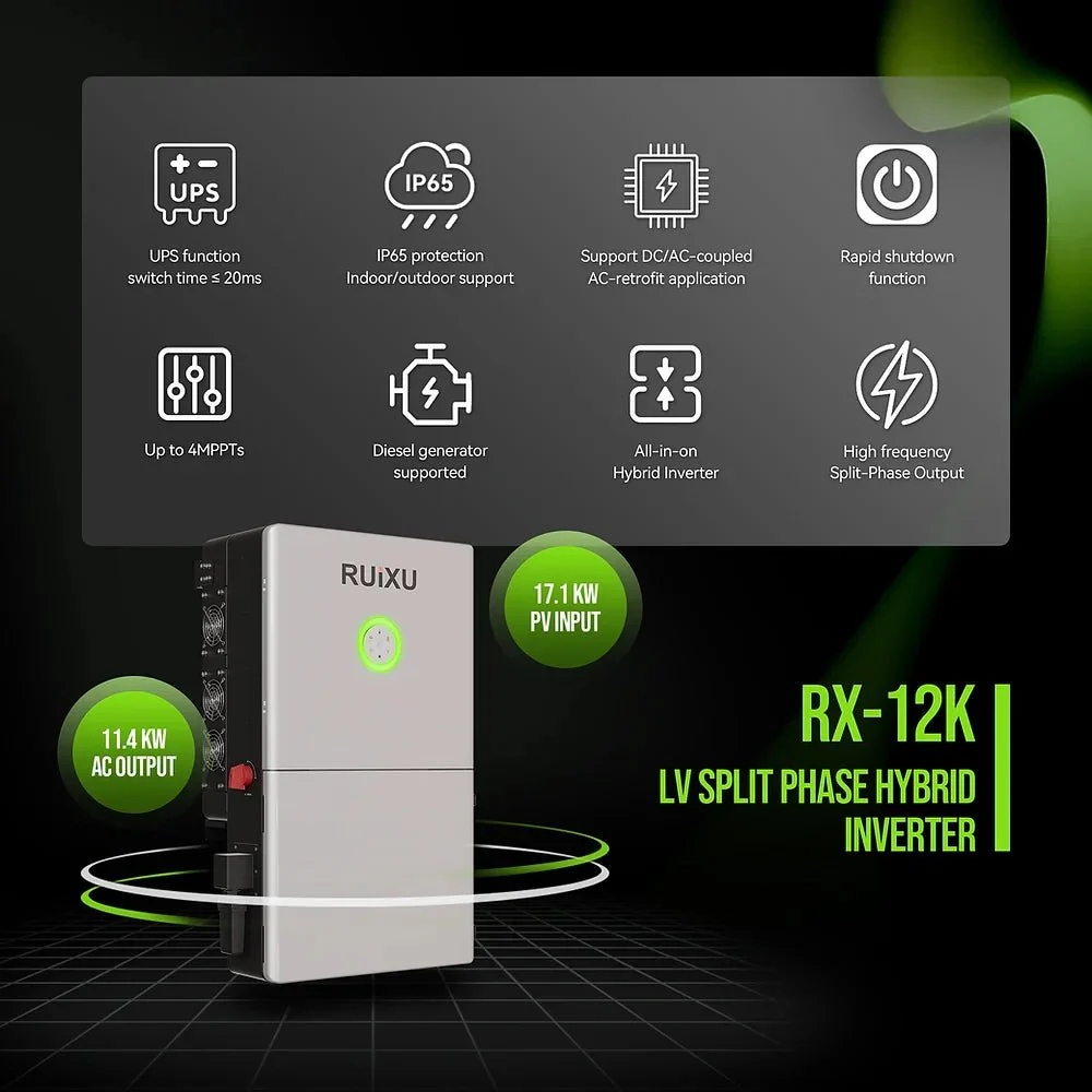 RUiXU Split Phase Hybrid Inverter | RX-12K | UL1741 - Image 4