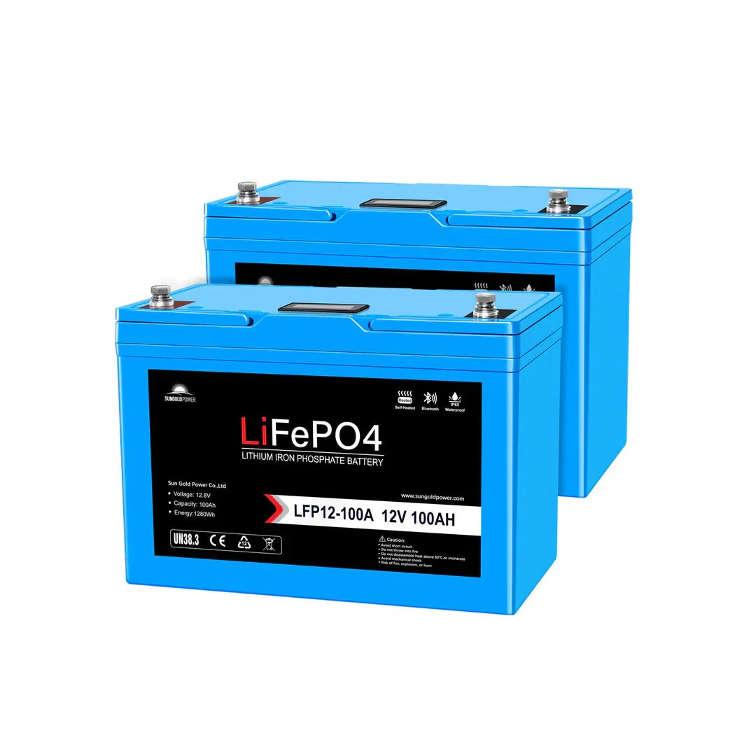 SunGoldPower 12V 100Ah LiFePo4 Deep Cycle Lithium Battery / Bluetooth / Self-Heating / IP65 - Image 7