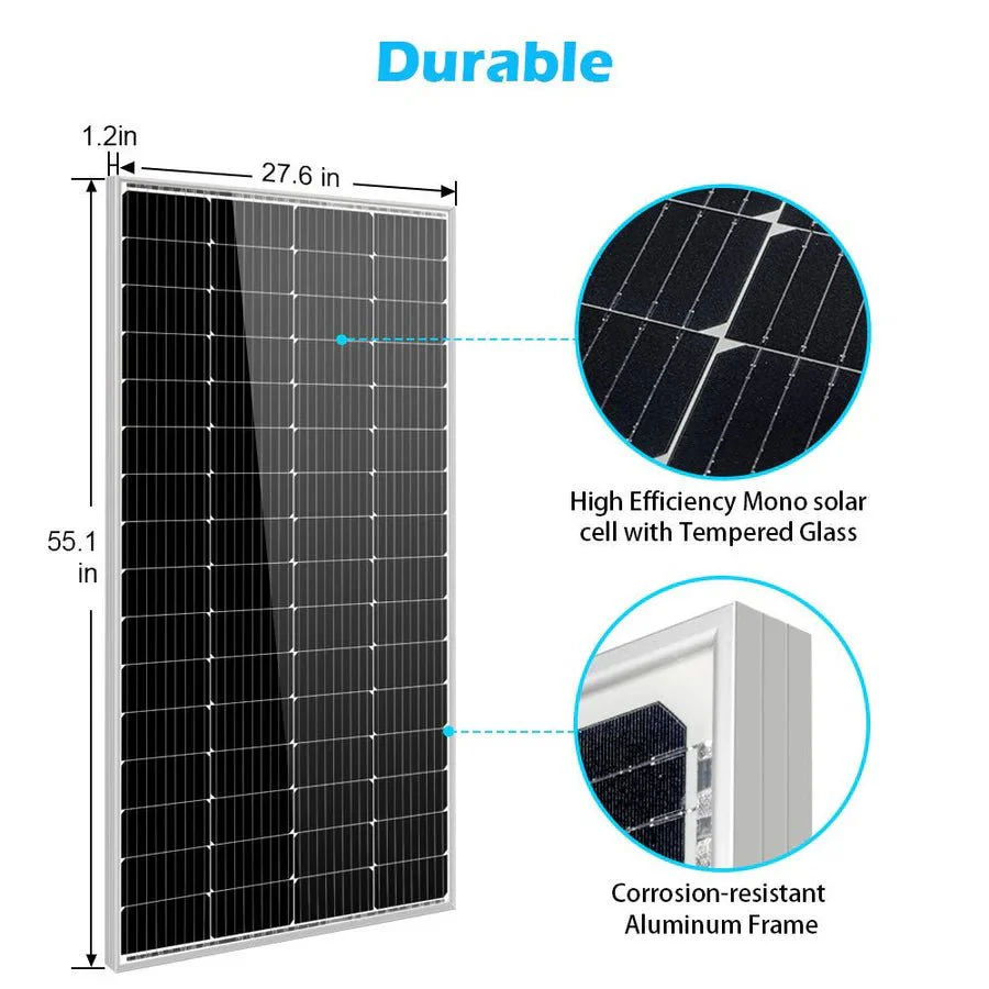 SunGoldPower 200 Watt Monocrystalline Solar Panel - Image 8