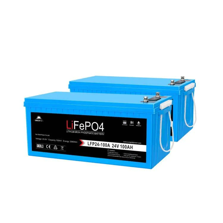SunGoldPower 24V 100AH LifePO4 Deep Cycle Lithium Battery Bluetooth / Self-Heating / IP65 - Image 8