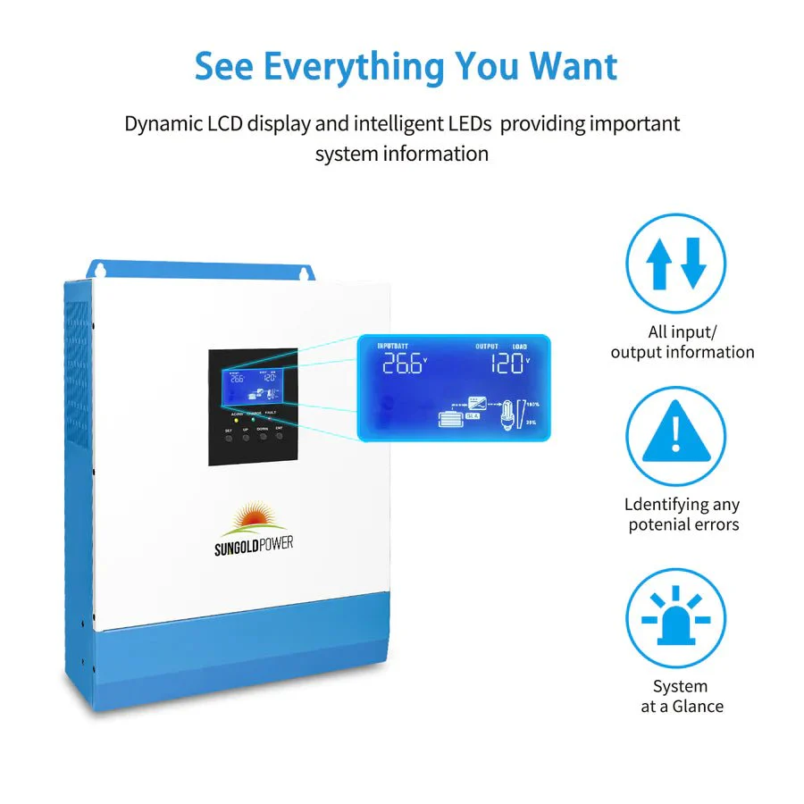 SunGoldPower 3000W 24V Solar Inverter Charger - Image 4