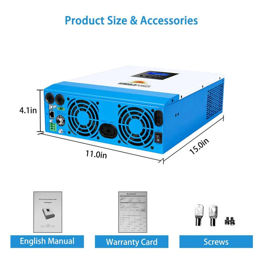 SunGoldPower 3000W 24V Solar Inverter Charger - Image 8