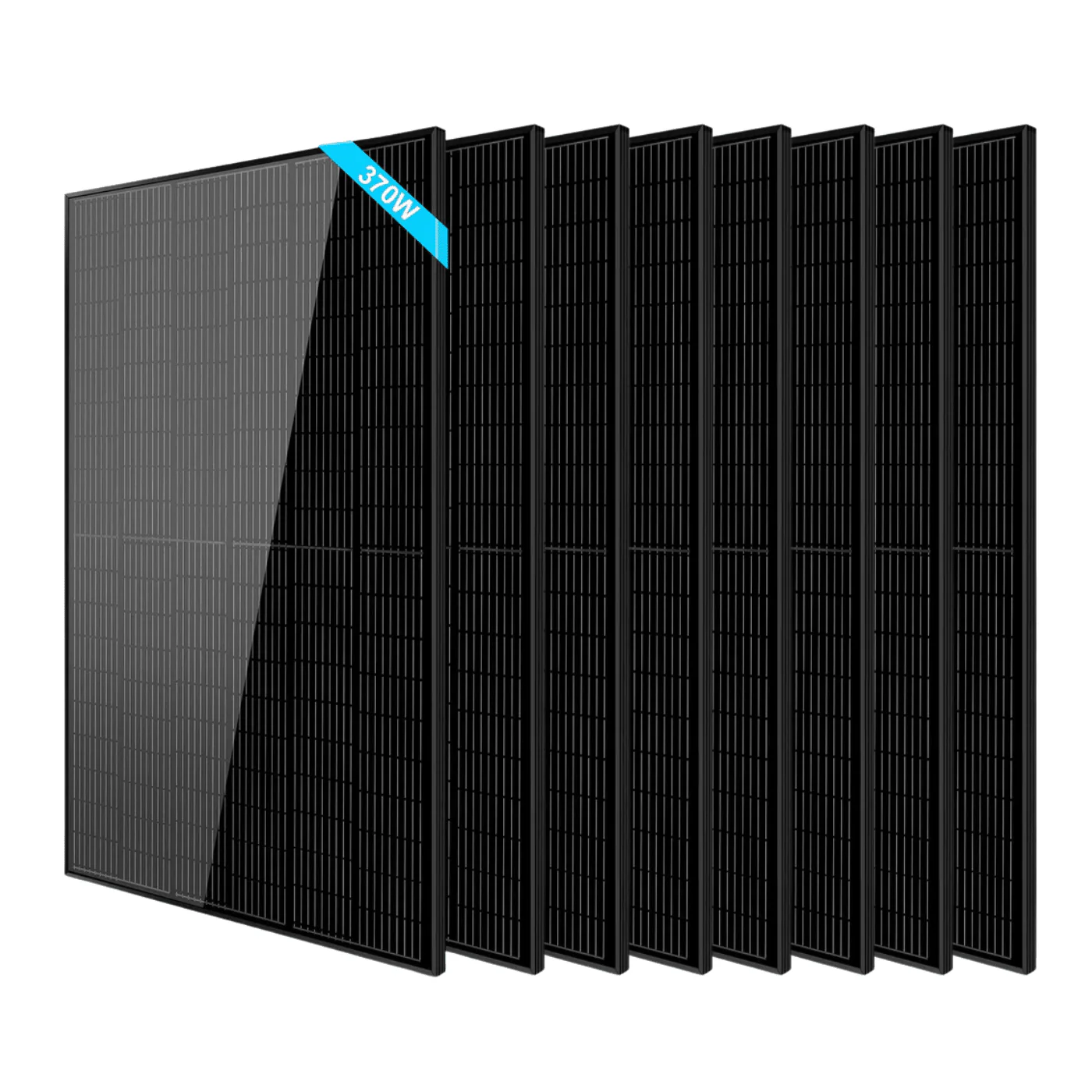 SunGoldPower 370W Monocrystalline Black PERC Solar Panel - Image 4