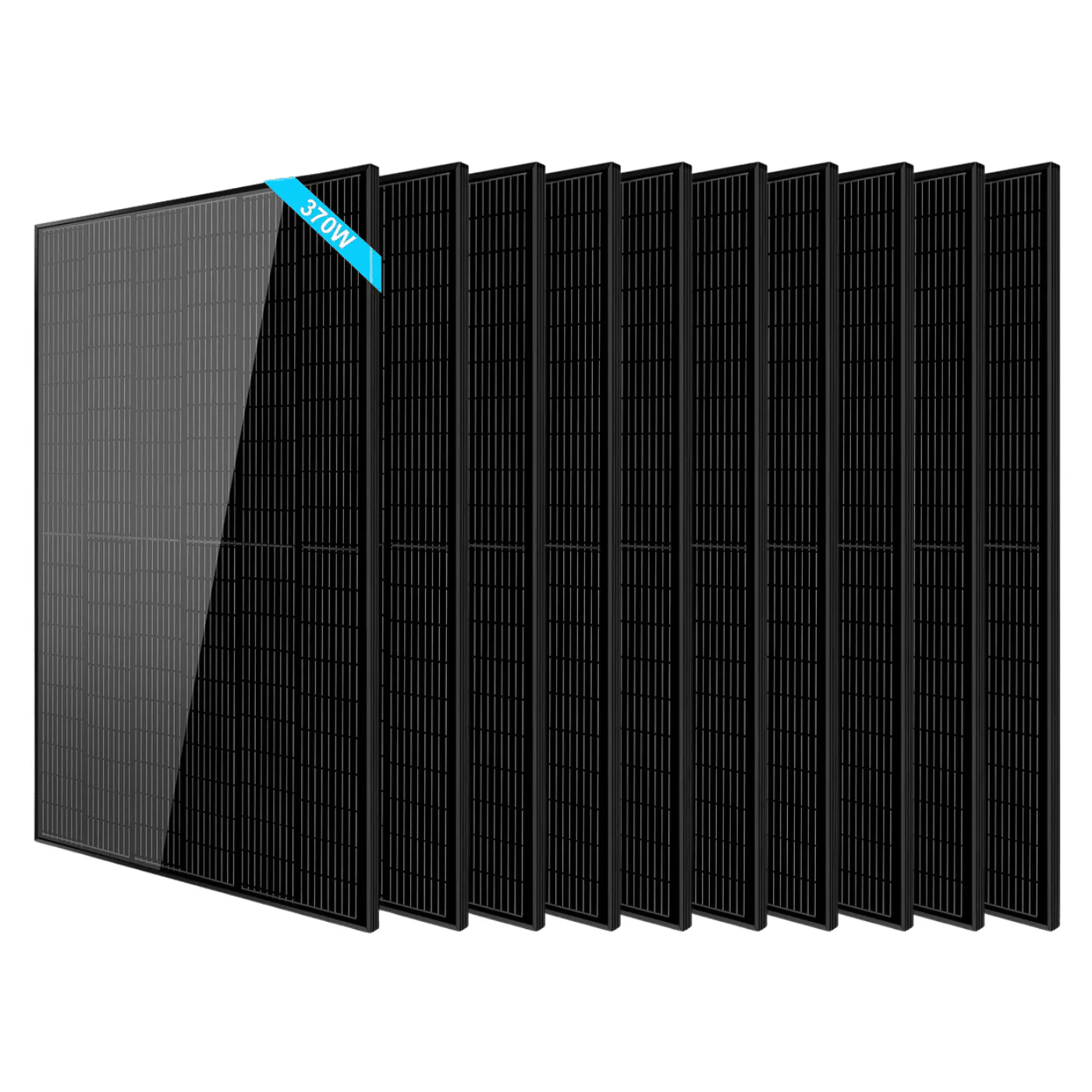 SunGoldPower 370W Monocrystalline Black PERC Solar Panel - Image 5