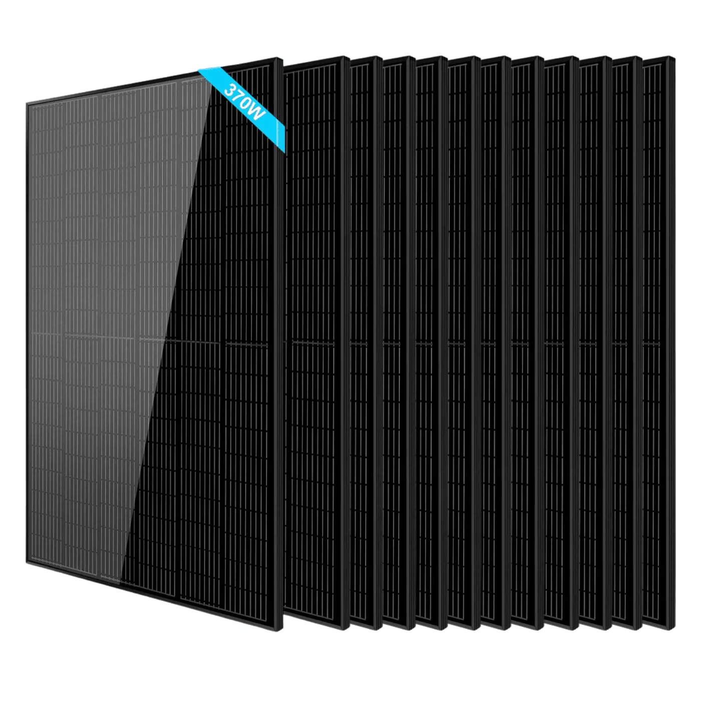 SunGoldPower 370W Monocrystalline Black PERC Solar Panel - Image 6