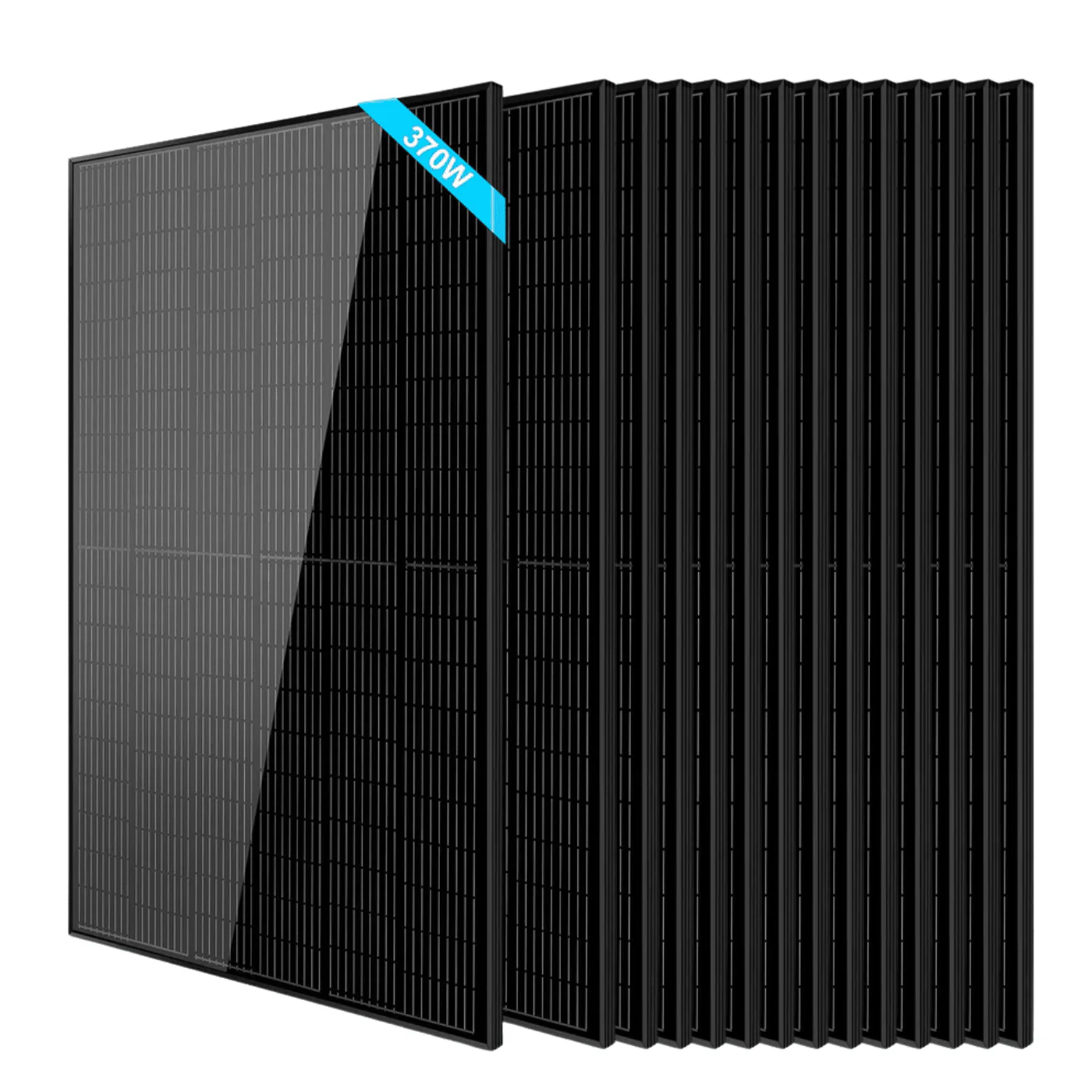 SunGoldPower 370W Monocrystalline Black PERC Solar Panel - Image 7