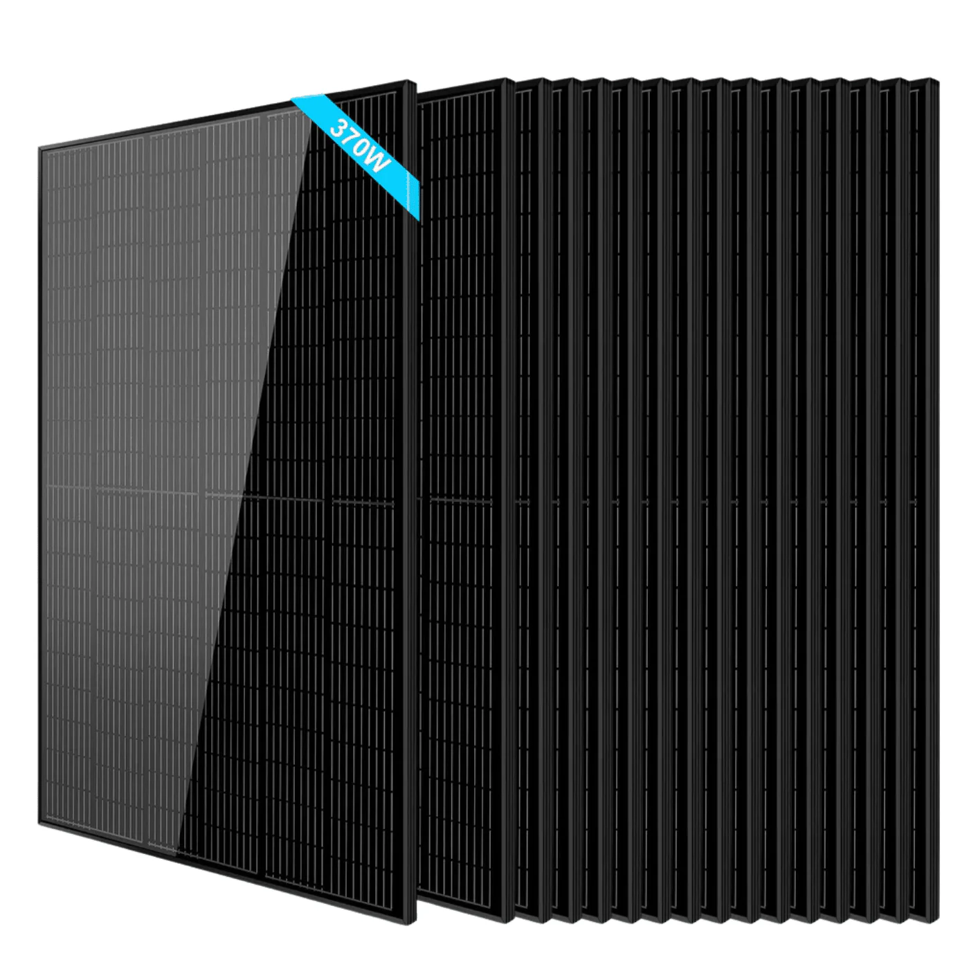 SunGoldPower 370W Monocrystalline Black PERC Solar Panel - Image 8