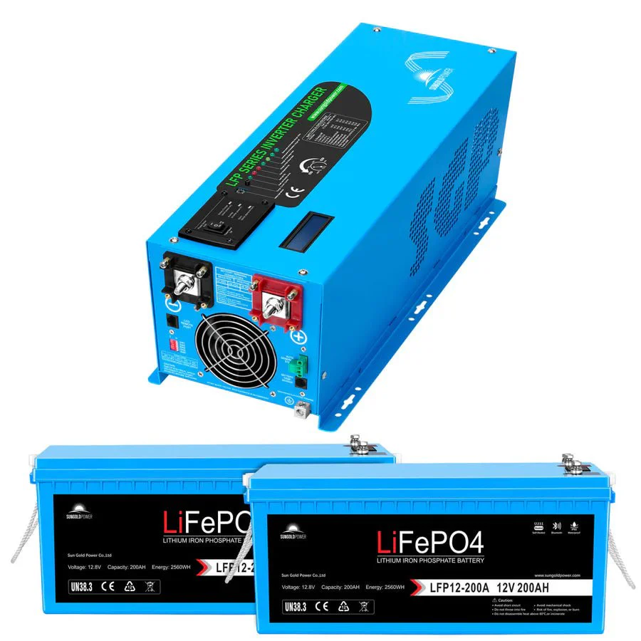 SunGoldPower 4000W DC 12V Pure Sine Wave Inverter With Charger - Image 9