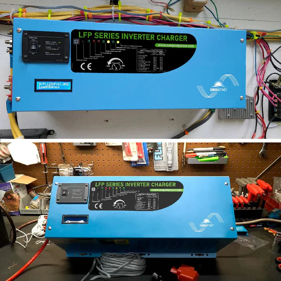 SunGoldPower 4000W DC 12V Split Phase Pure Sine Wave Inverter With Charger - Image 7