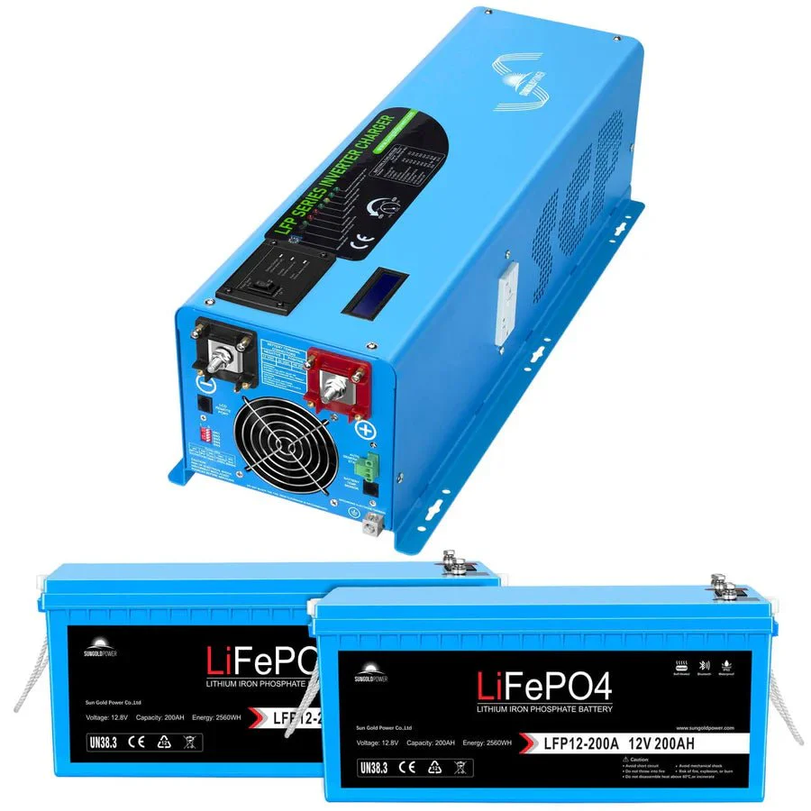 SunGoldPower 4000W DC 12V Split Phase Pure Sine Wave Inverter With Charger - Image 8