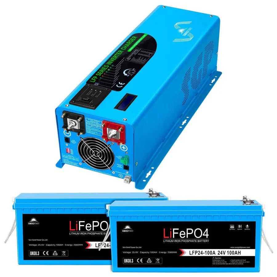SunGoldPower 4000W DC 24V Split Phase Pure Sine Wave Inverter With Charger - Image 8
