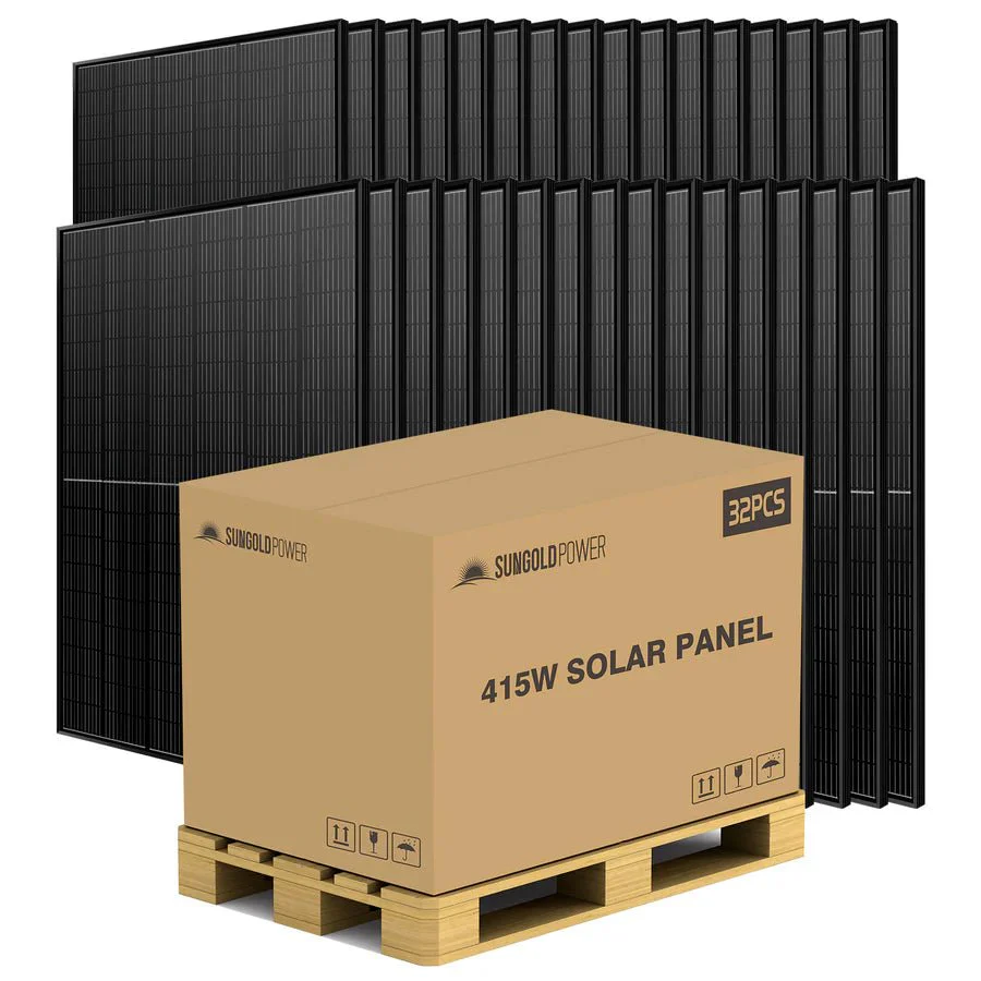 SunGoldPower 415W Monocrystalline Black PERC Solar Panels - Image 16