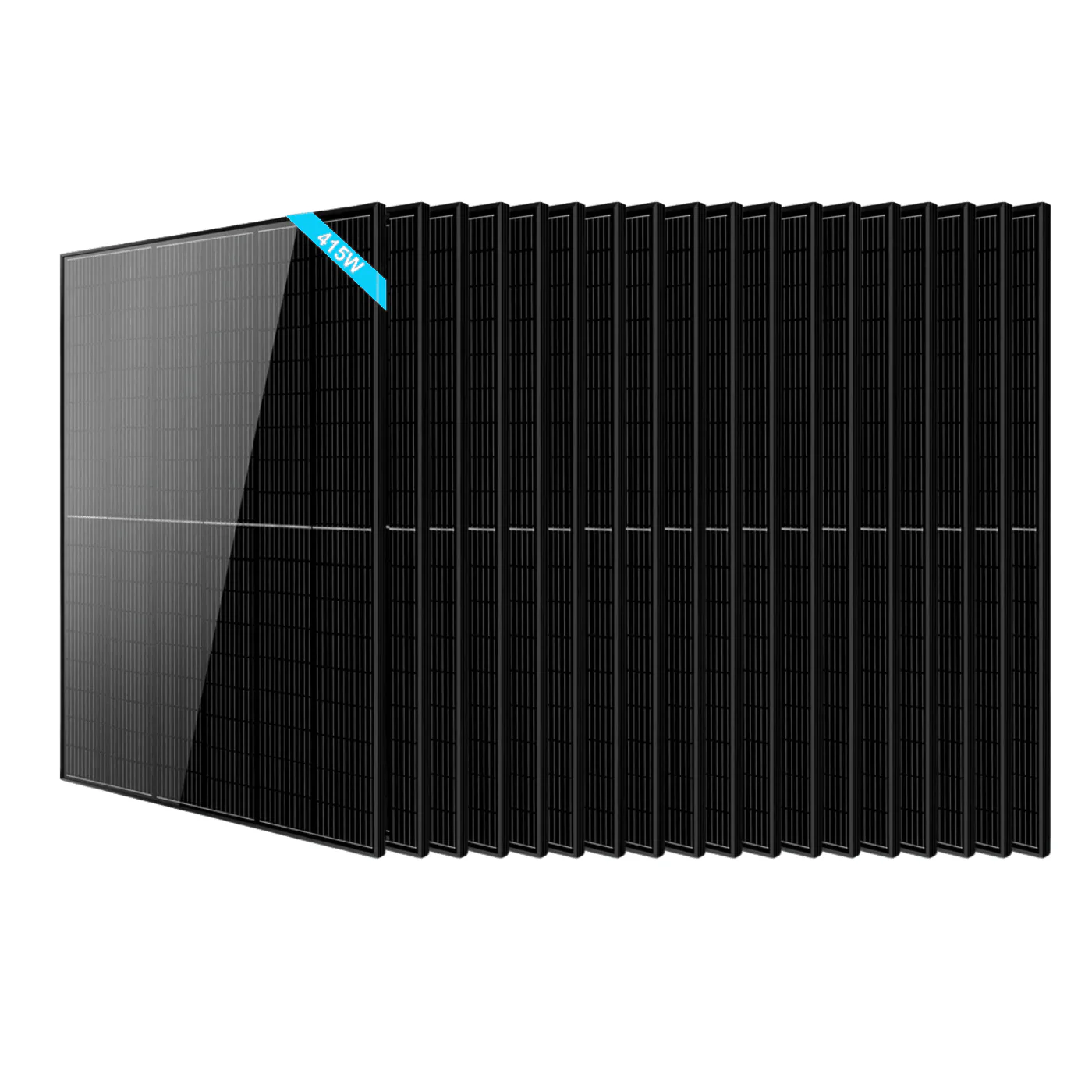 SunGoldPower 415W Monocrystalline Black PERC Solar Panels - Image 9