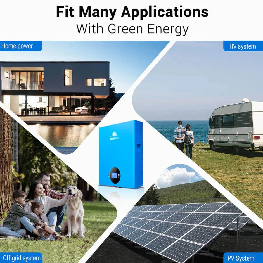 SunGoldPower 5.12kWh Powerwall LiFePO4 Lithium Battery - Image 6