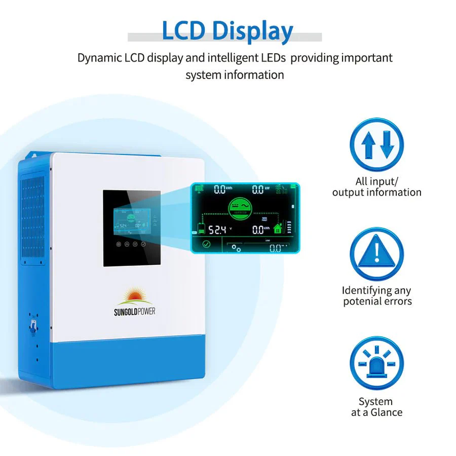 SunGoldPower 5000W 48V Solar Charger Inverter - Image 4