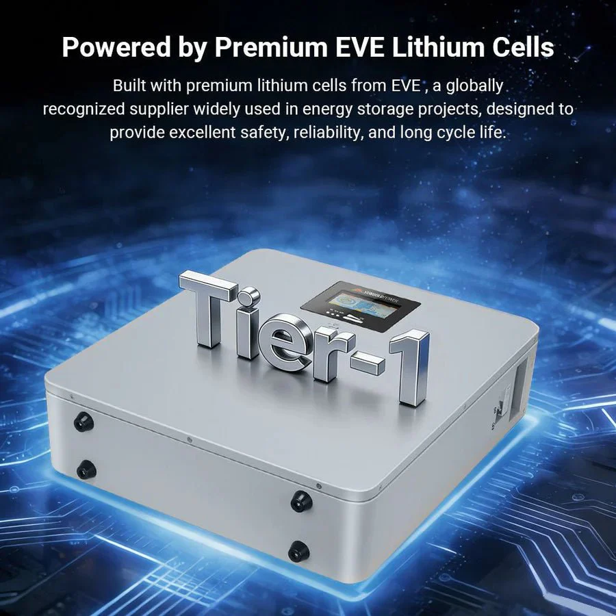 SunGoldPower CoreX 5 Elite Wall Mounted 48V 100AH Residential Energy Storage Battery Pack - Image 3