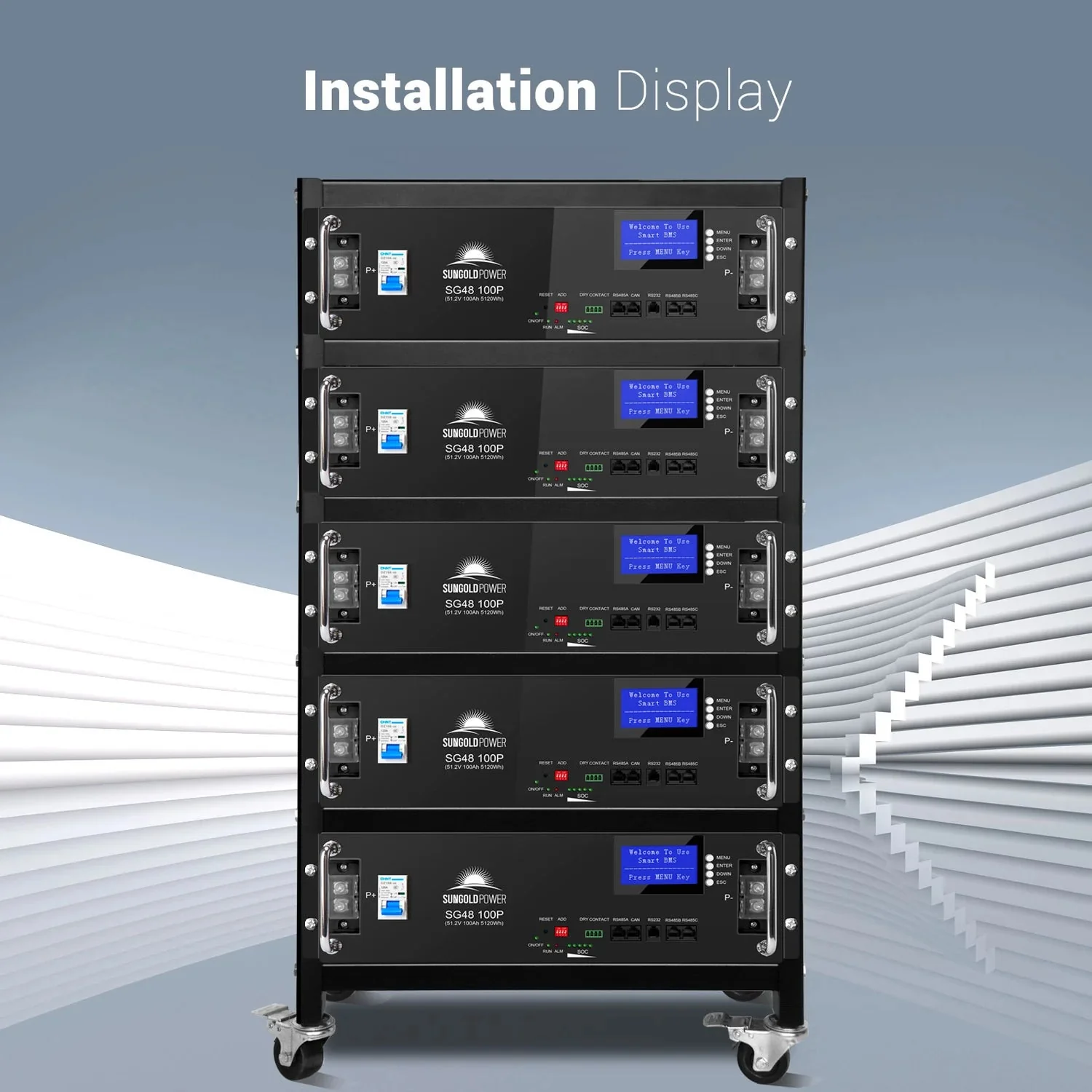 SunGoldPower Server Rack for SG48100P / SGH48100T - Image 3