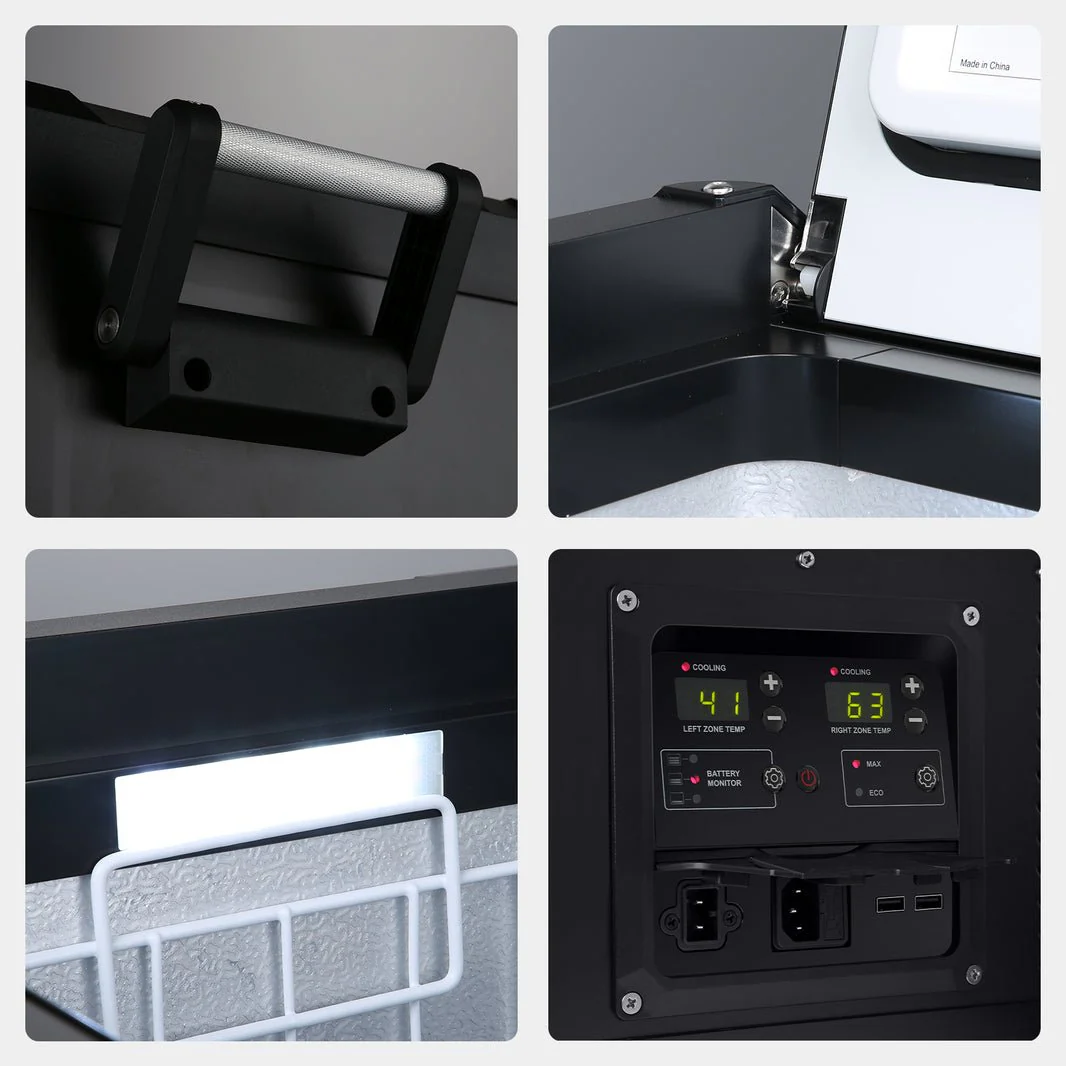 ICECO VL90ProD 90L Dual Zone RV 12V Fridge Plug in Cooler - Image 5